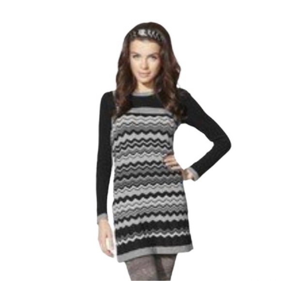 MISSONI for Target ~ Black and White Signature Missoni Print ~ Size M - Picture 3 of 5